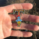 the hanged man tarot enamel pin