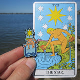 the star tarot enamel pin