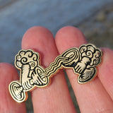 Temperance Hands Metal Tarot Pin
