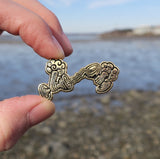 Temperance Hands Metal Tarot Pin