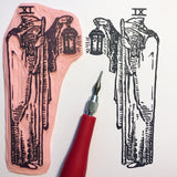 The Hermit Enamel Tarot Pin