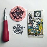 The Death Flag Enamel Tarot Pin
