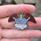 the lovers tarot enamel pin