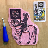 Death on Horsey Enamel Tarot Pin