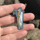 The Hermit Enamel Tarot Pin