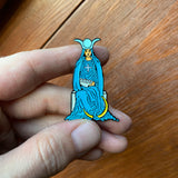 the high priestess tarot enamel pin