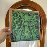 High Priestess Portrait - Green/Blue