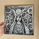 High Priestess Portrait - White