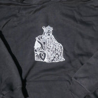 The Empress - Small Black Pull-over Unisex Hoodie