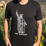 The Magician T-shirt — print from hand carved stamp