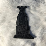 High Priestess Faux Leather Patch - Black