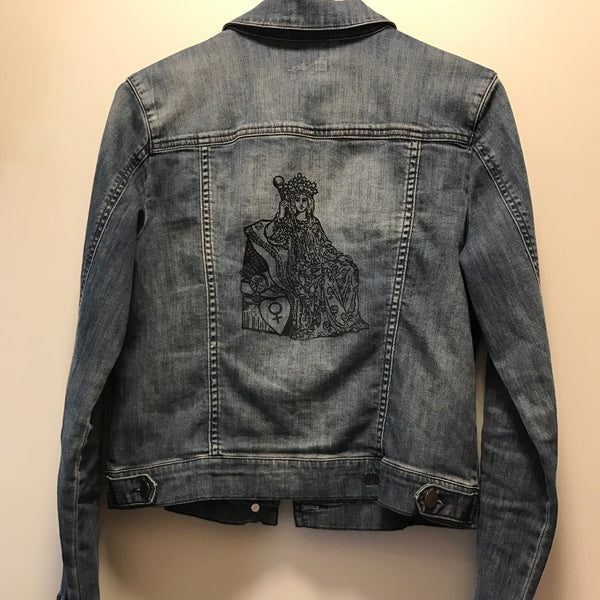 Jean Jacket printed with The Empress