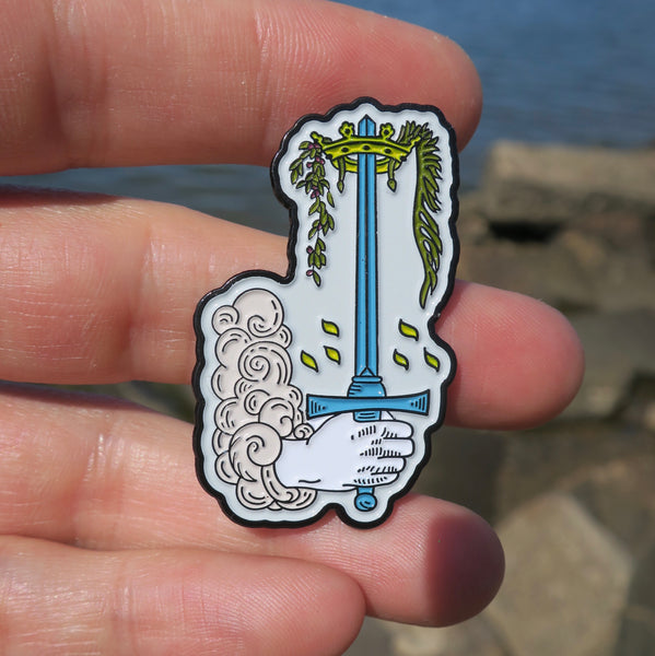 ace of swords tarot pin