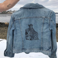 Jean Jacket printed with The Empress