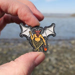 the devil tarot enamel pin