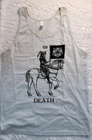 Death on Horsey Men's/UnisexTank Top Light Gray/Silver Next Level Brand