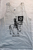 Death on Horsey Men's/UnisexTank Top Light Gray/Silver Next Level Brand
