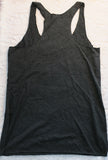 The High Priestess Ladies' Tank Top Dark Gray/Vintage Black Next Level Brand Triblend Racerback