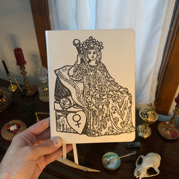 The Empress Light Grey Hard Cover Journal