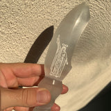 Engraved Selenite Knife - The Magician