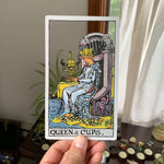 Tarot Card Cut Out - Queen of Cups