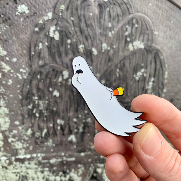 halloween ghost candy corn pin